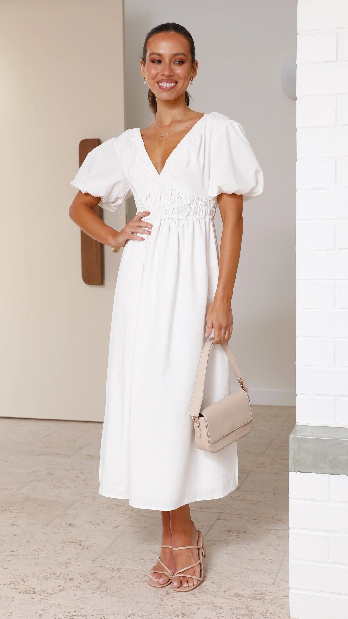 Fiore Maxi Dress - White